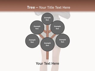 Girl With A Phone PowerPoint Template