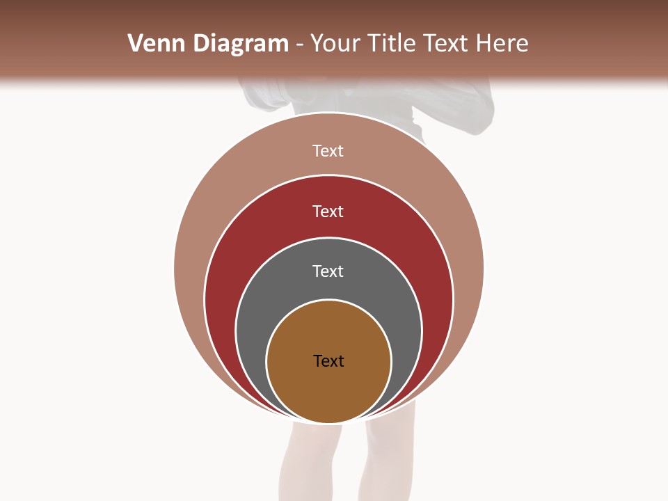 Girl With A Phone PowerPoint Template