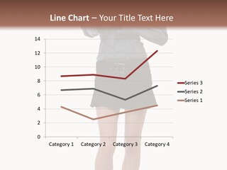Girl With A Phone PowerPoint Template