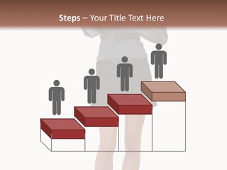 Girl With A Phone PowerPoint Template