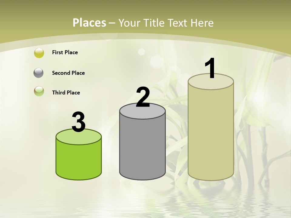 Bamboo In The Water PowerPoint Template