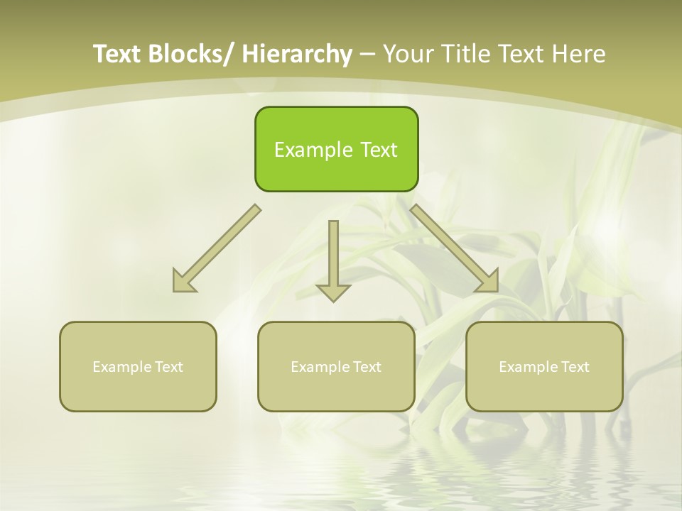 Bamboo In The Water PowerPoint Template