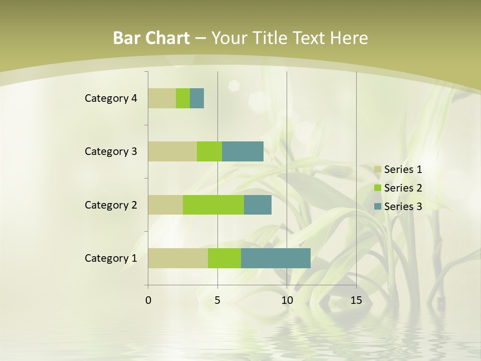 Bamboo In The Water PowerPoint Template