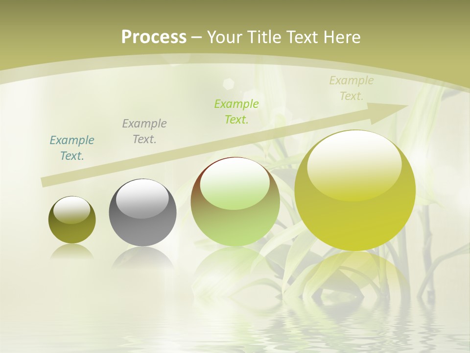 Bamboo In The Water PowerPoint Template