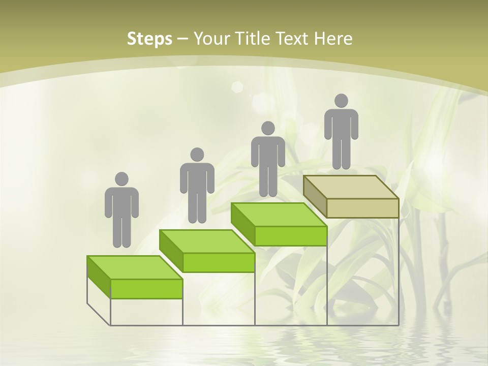 Bamboo In The Water PowerPoint Template