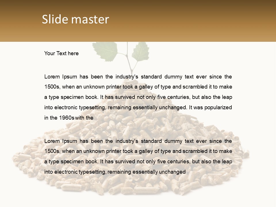 Ecological Toilet Filler PowerPoint Template