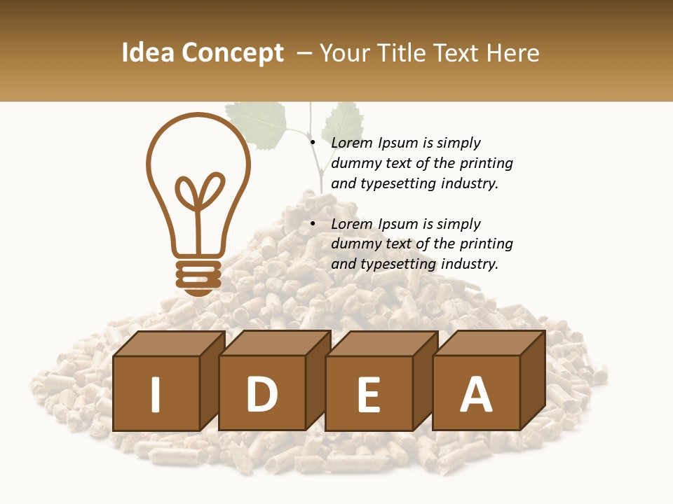 Ecological Toilet Filler PowerPoint Template