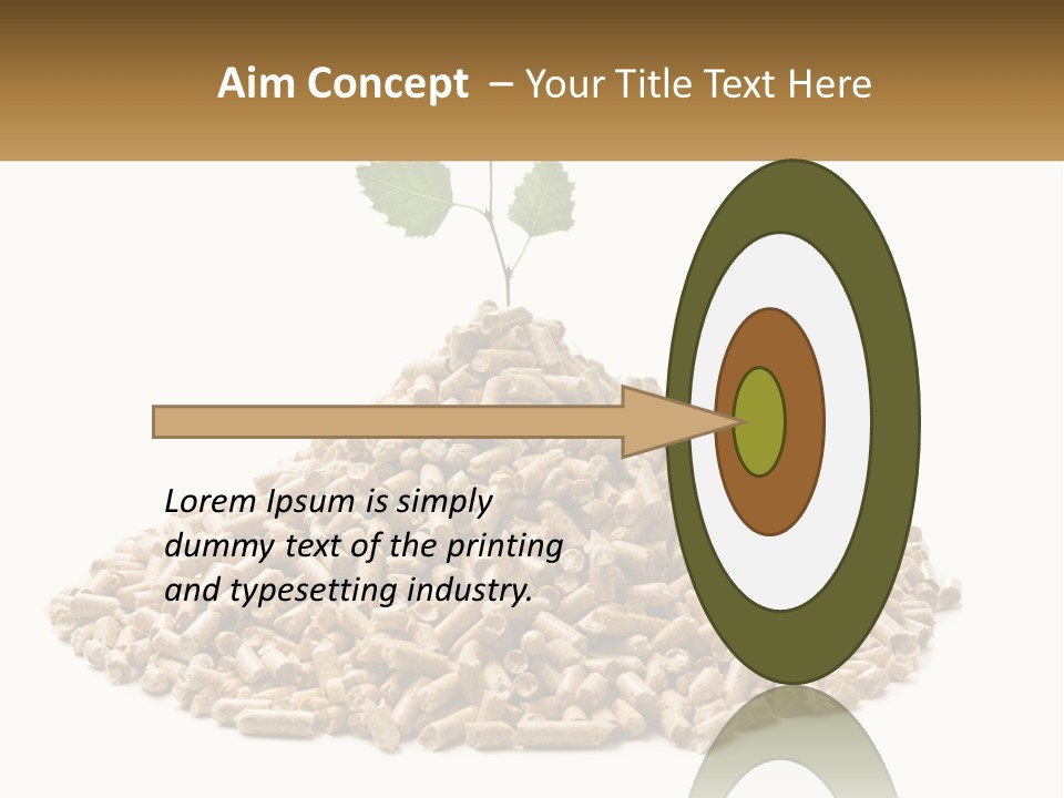 Ecological Toilet Filler PowerPoint Template