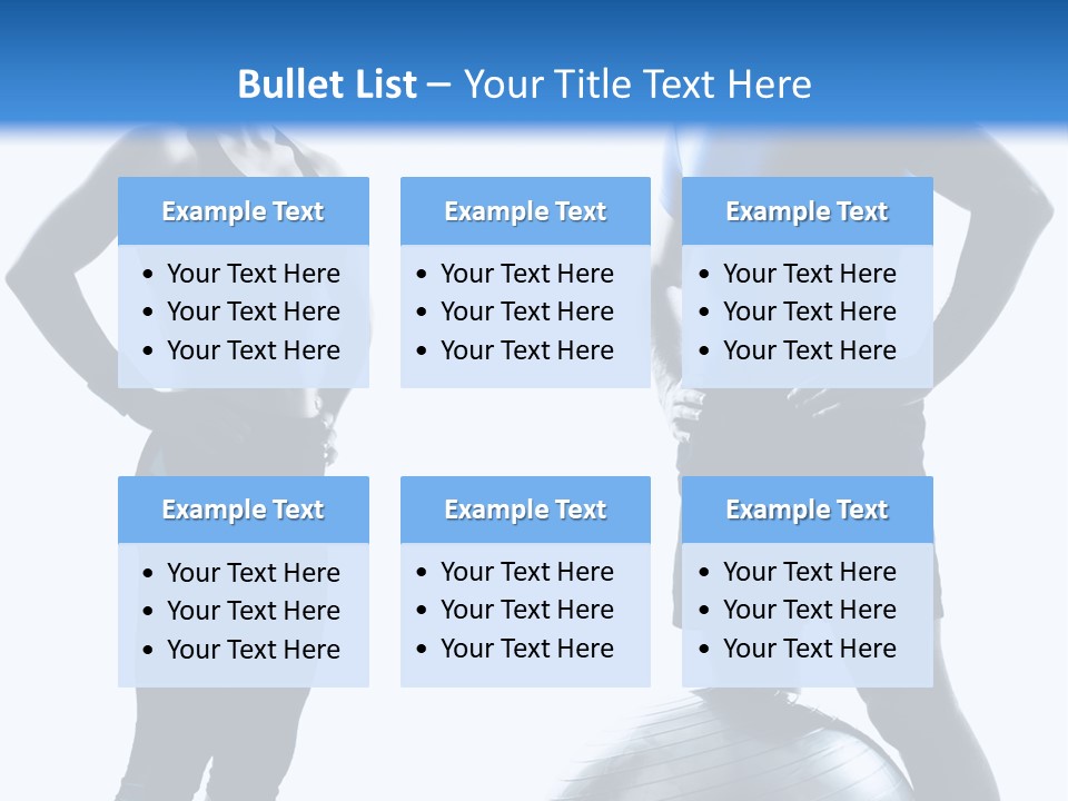 The Girl And The Guy On Training PowerPoint Template