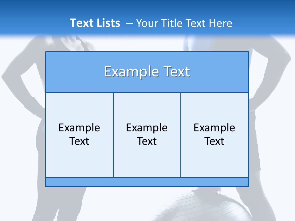 The Girl And The Guy On Training PowerPoint Template