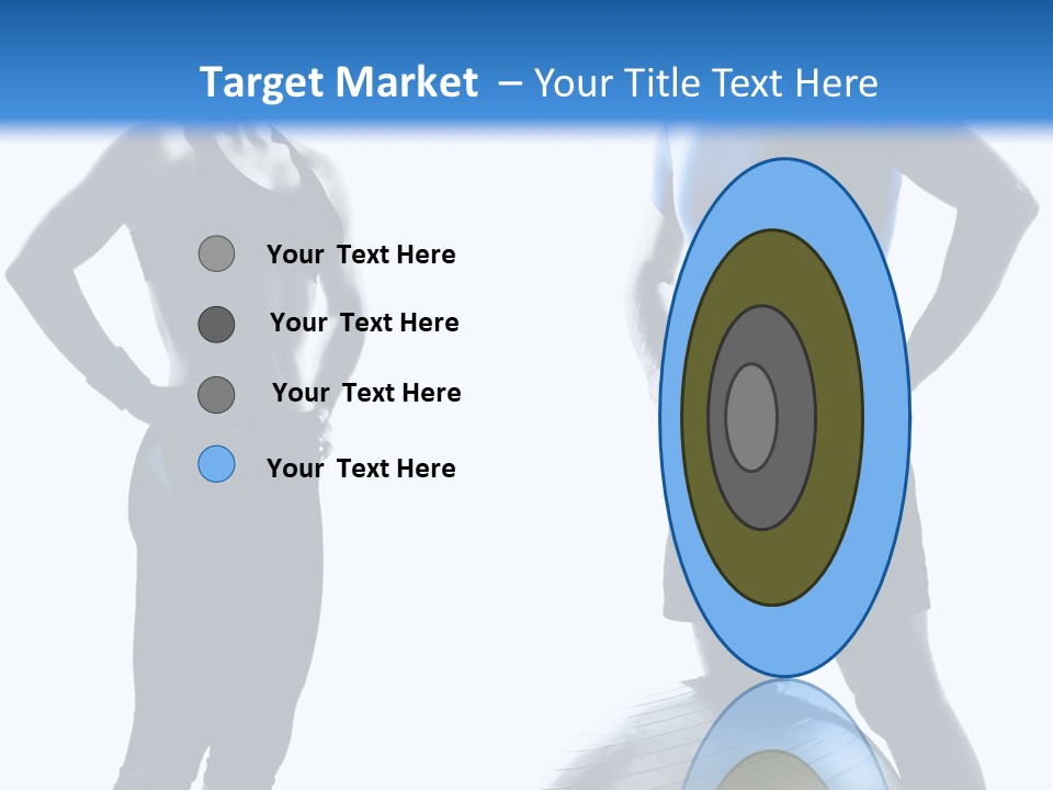 The Girl And The Guy On Training PowerPoint Template