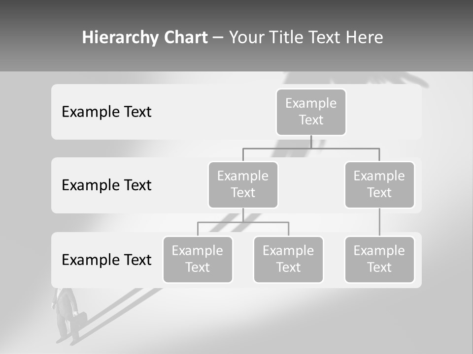 Office Worker With Wings PowerPoint Template