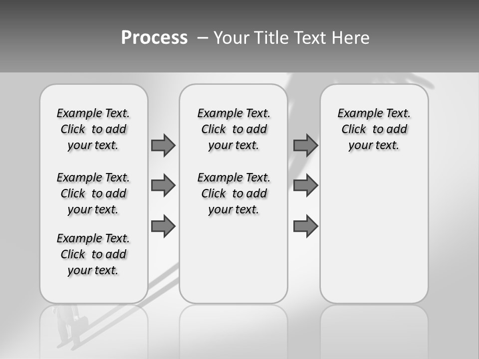 Office Worker With Wings PowerPoint Template