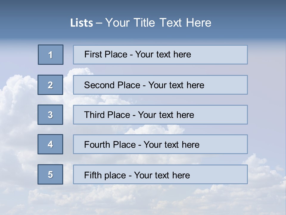 Blue Sky PowerPoint Template