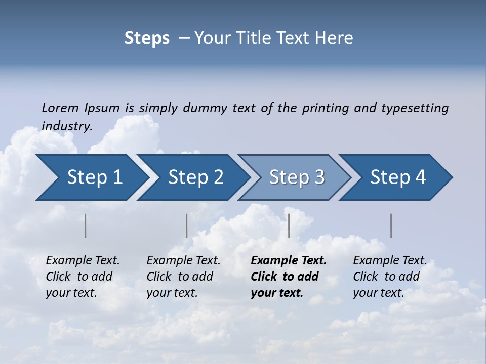 Blue Sky PowerPoint Template