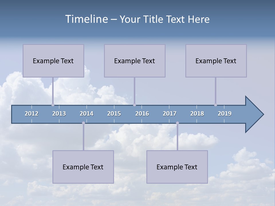 Blue Sky PowerPoint Template
