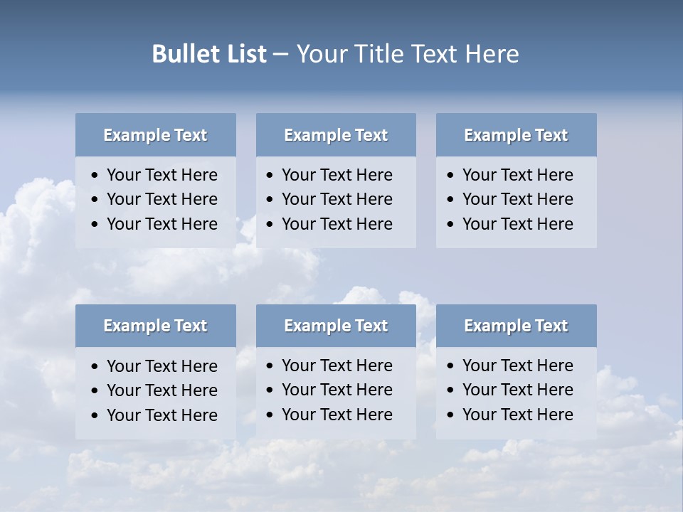 Blue Sky PowerPoint Template