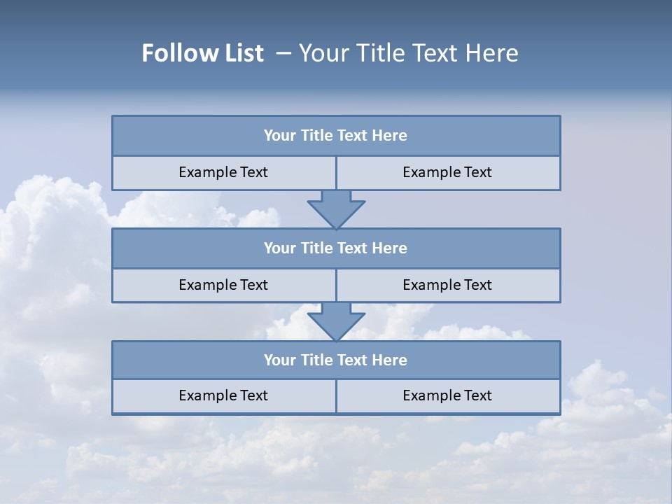 Blue Sky PowerPoint Template