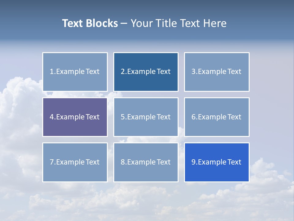 Blue Sky PowerPoint Template