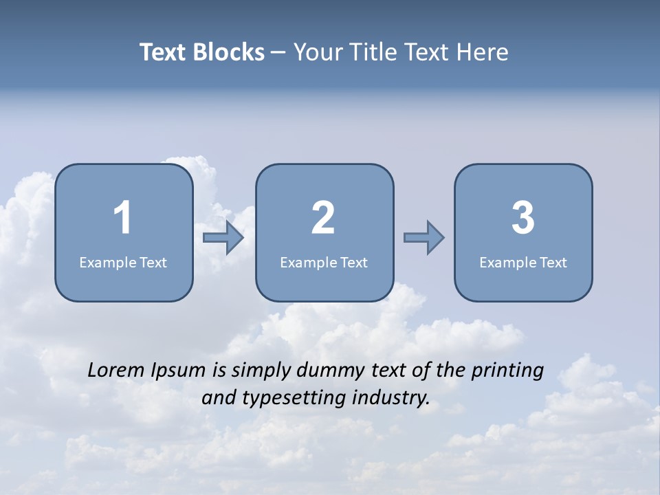 Blue Sky PowerPoint Template