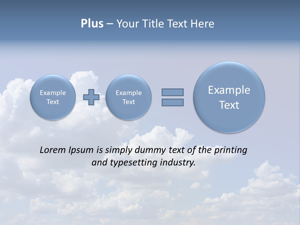 Blue Sky PowerPoint Template