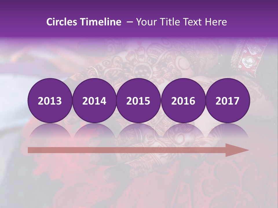 Picture Of Henna On His Hands PowerPoint Template