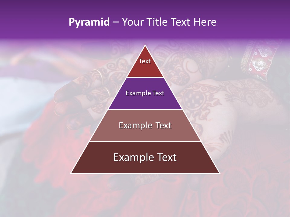 Picture Of Henna On His Hands PowerPoint Template