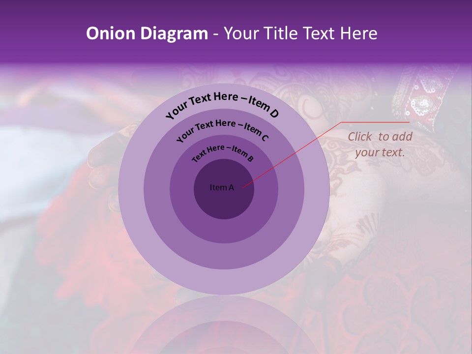 Picture Of Henna On His Hands PowerPoint Template