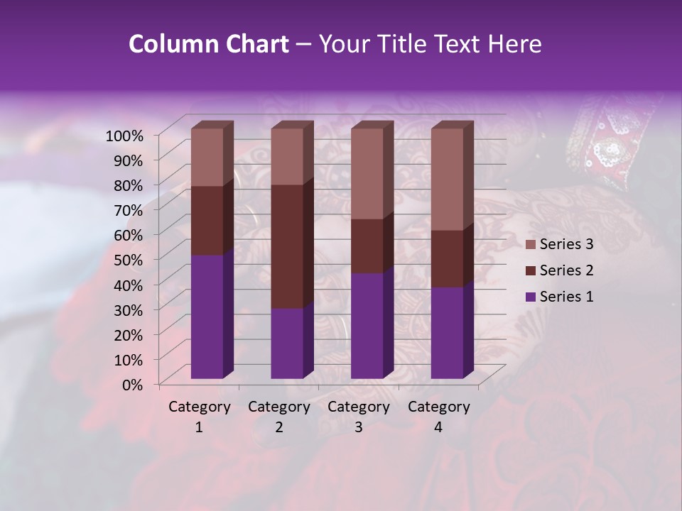Picture Of Henna On His Hands PowerPoint Template