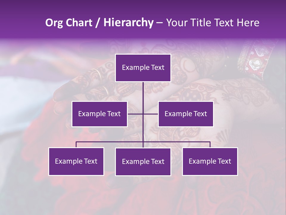 Picture Of Henna On His Hands PowerPoint Template