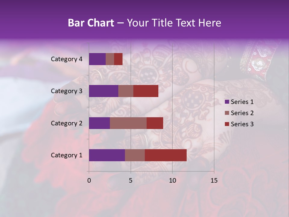 Picture Of Henna On His Hands PowerPoint Template