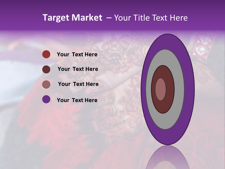 Picture Of Henna On His Hands PowerPoint Template