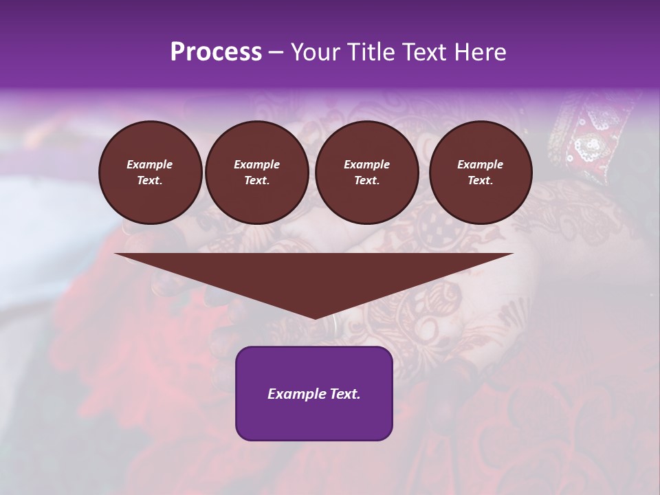 Picture Of Henna On His Hands PowerPoint Template