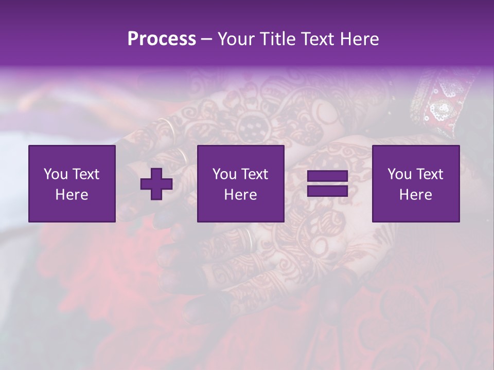 Picture Of Henna On His Hands PowerPoint Template