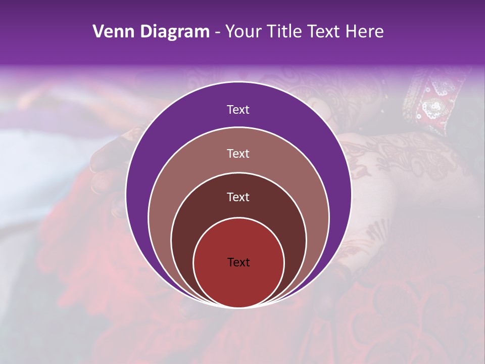 Picture Of Henna On His Hands PowerPoint Template