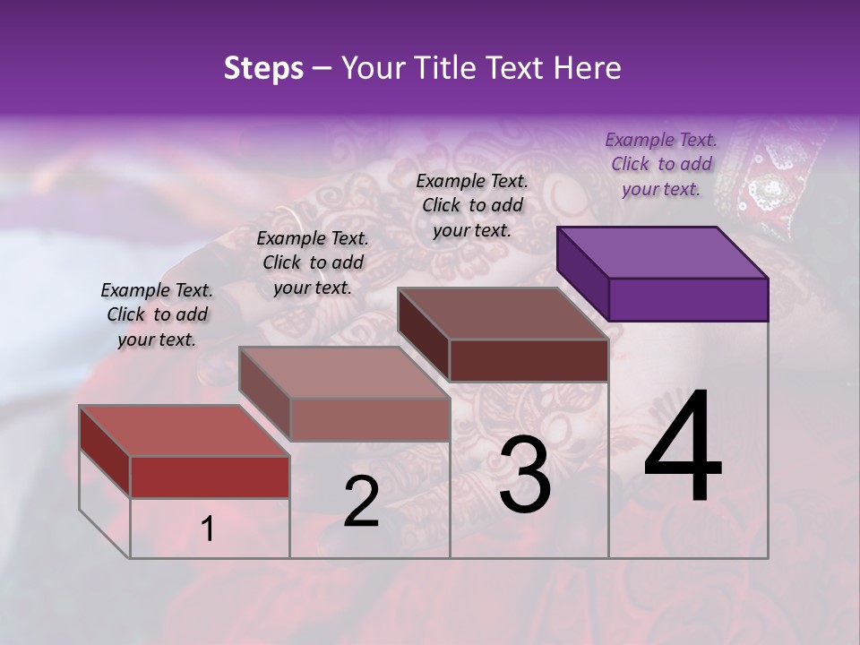 Picture Of Henna On His Hands PowerPoint Template
