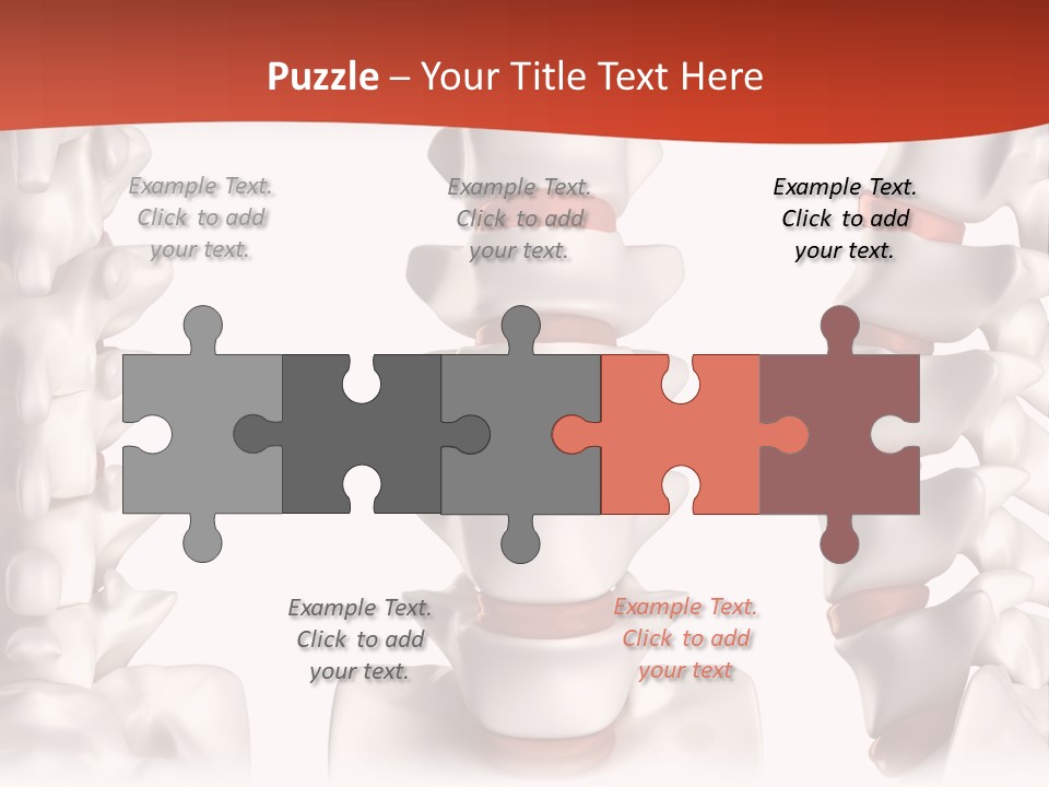 Spine Anatomy Lumbar Region PowerPoint Template