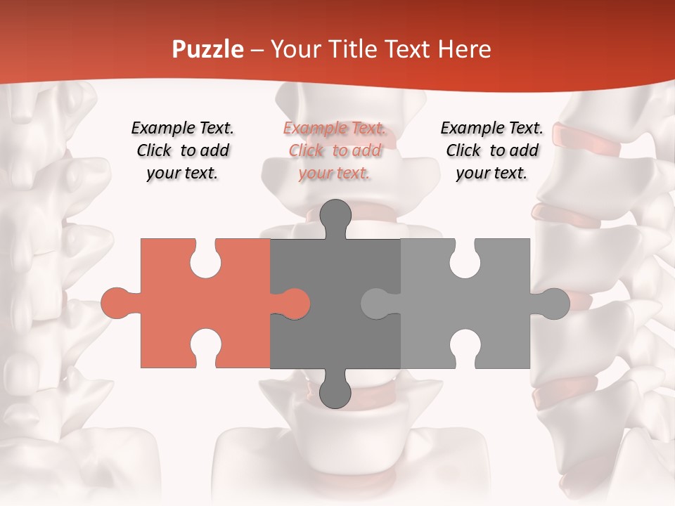 Spine Anatomy Lumbar Region PowerPoint Template