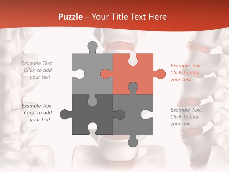 Spine Anatomy Lumbar Region PowerPoint Template