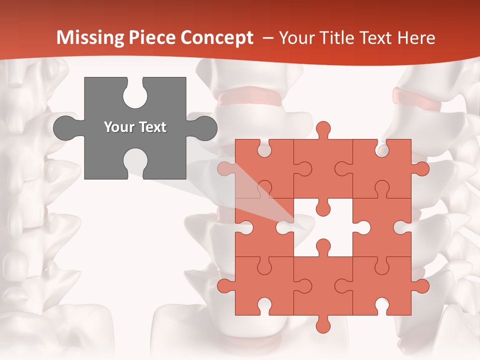 Spine Anatomy Lumbar Region PowerPoint Template