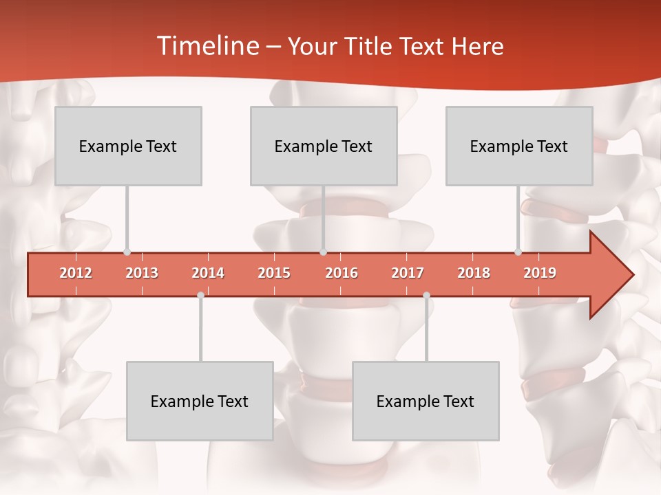 Spine Anatomy Lumbar Region PowerPoint Template
