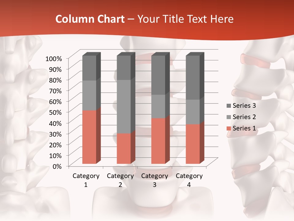 Spine Anatomy Lumbar Region PowerPoint Template