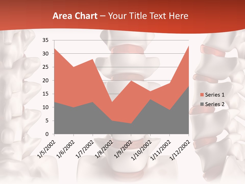 Spine Anatomy Lumbar Region PowerPoint Template
