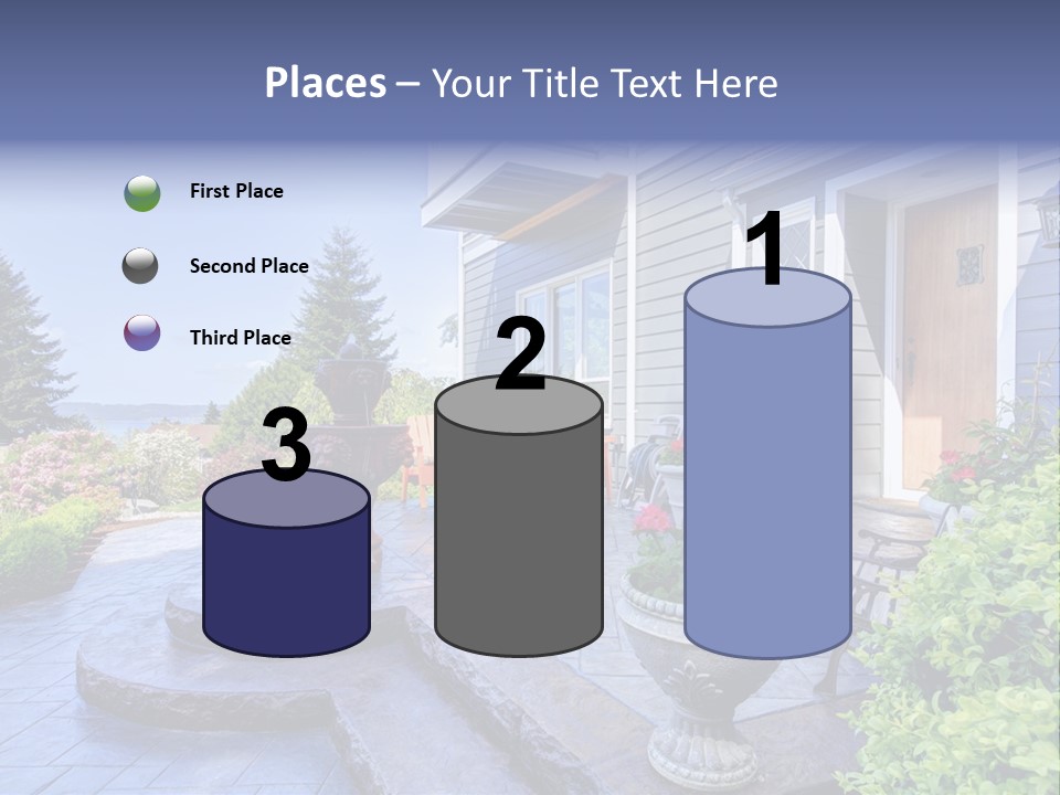 Interior Of The Entrance To The House PowerPoint Template