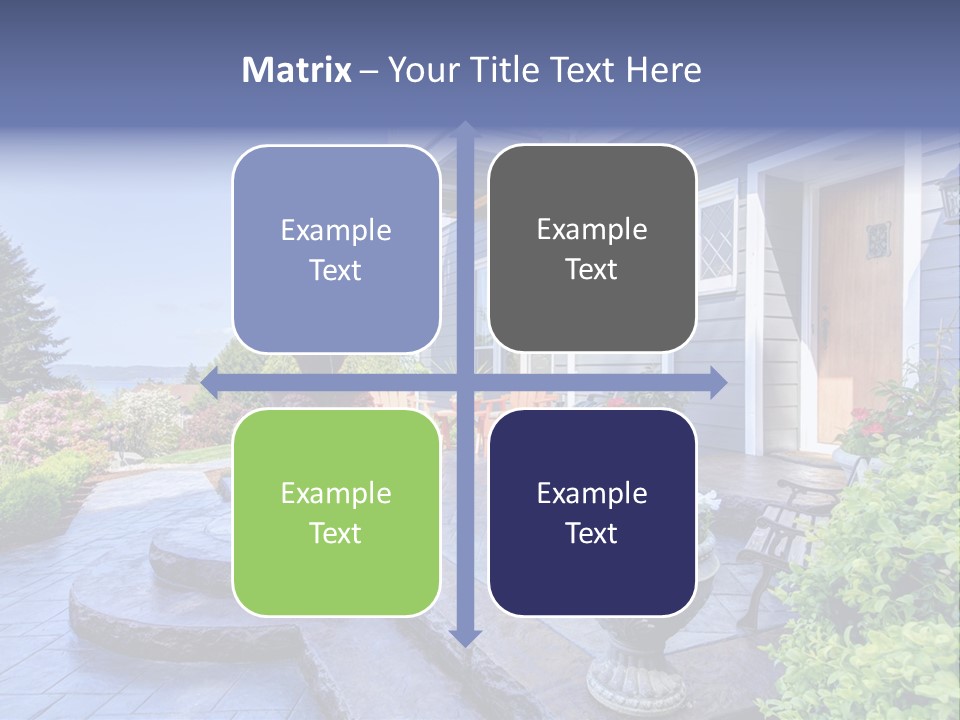 Interior Of The Entrance To The House PowerPoint Template
