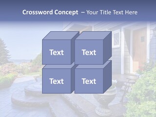 Interior Of The Entrance To The House PowerPoint Template