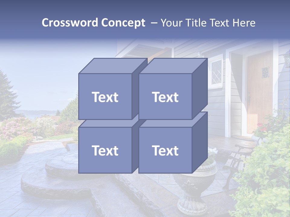 Interior Of The Entrance To The House PowerPoint Template