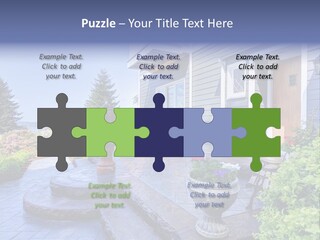 Interior Of The Entrance To The House PowerPoint Template