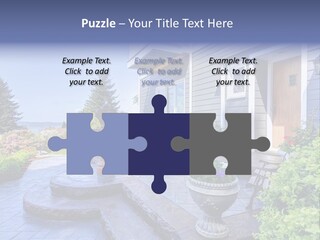 Interior Of The Entrance To The House PowerPoint Template