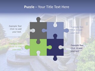 Interior Of The Entrance To The House PowerPoint Template
